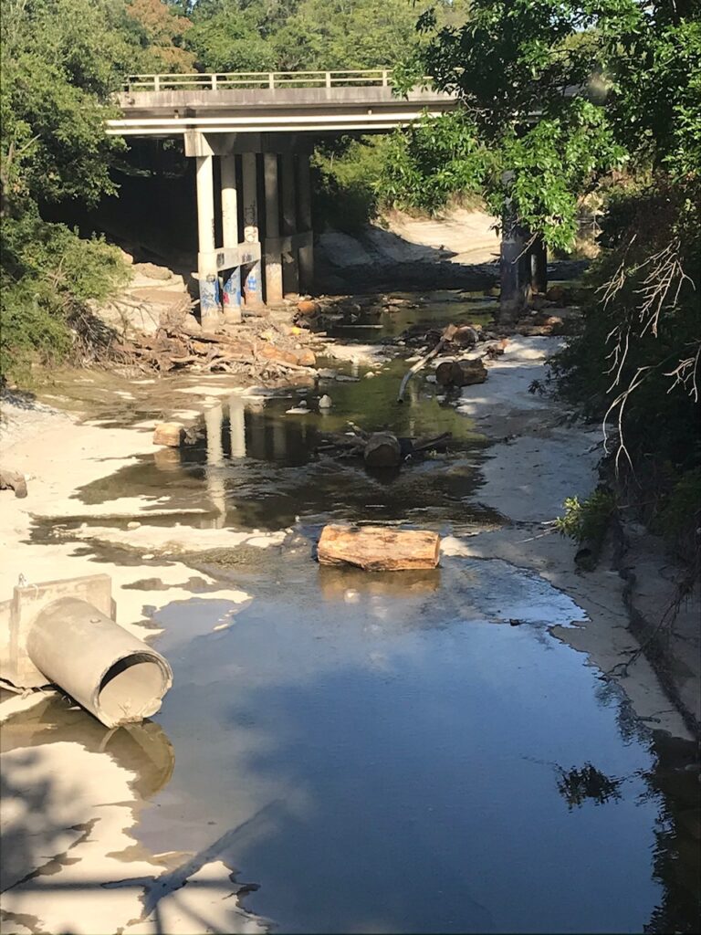 White Rock Creek at Hillcrest Rd.